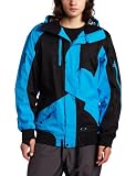Oakley Men’s Preferred Technical Jacket, Jewel Blue/Black Tracks, Large thumbnail