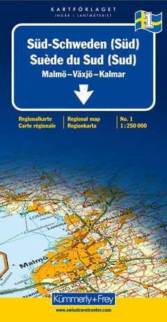 Kümmerly & Frey Karten, Süd-Schweden (Süd): South: Malmö, Växjö, Kalmar (Regional Maps - Schweden): South: Malmo, Varberg, Oskarshamn: Alle Infos bei Amazon