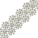 Round prong and Bezel 'Lace' Diamond Bracelet 7.99cttw