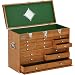 Grizzly H8266 Machinist's 14 Drawer Oak Chest
