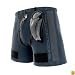 Shock Doctor Boy's Loose Hockey Jock with BioFlex Cup (Large, Grey)