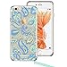 ESR iPhone 6 Case, iPhone 6 /6s Case Hybrid [Shock Absorbing] TPU Bumper +[Scratch Resistant] Hard Back Cover Clear with Design Protective Case for iPhone 6s / 6-Dream Catcher - Cyan Paisley