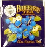 Mlesna Brand Blueberry Black Tea Gourmet Individually Wrapped Tea Bags (Pack of 25 Bags)