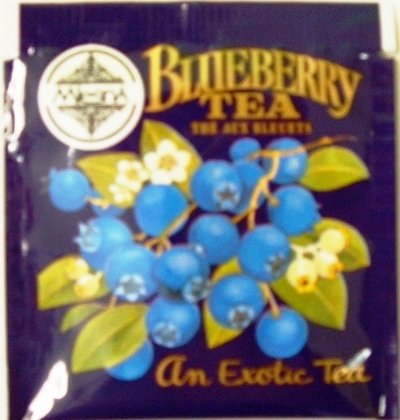 Mlesna Brand Blueberry Black Tea Gourmet Individually Wrapped Tea Bags (Pack of 25 Bags) by Mlesna