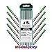 WeldingCity Pure (Green) Tungsten TIG Welding Electrodes Assorted Size 1/16
