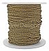 CleverDelights Ball Chain Spool - 30 Feet - 1.5mm Ball (Small) - Antique Bronze Color - 10 Meters