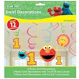 Sesame Street 1st - Swirl Decorations (12 count)