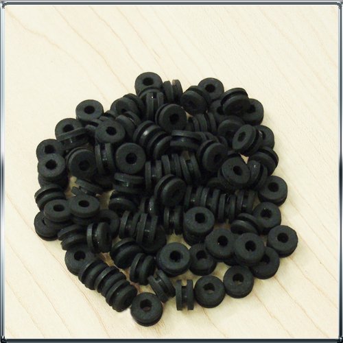 100 Pieces Rubber Tattoo Machine Grommets Supplies