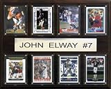 NFL Denver Broncos John Elway Eight Card Plaque