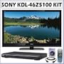 Sony BRAVIA� Z Series KDL-46Z5100 46-Inch 1080p LCD HDTV + DVD Accessory Kit