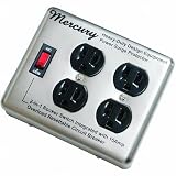 MERCURY マーキュリー 延長コード タップ スチール製 4口 シルバー