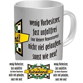 Fun-Mugs - Mug im Ruhestand