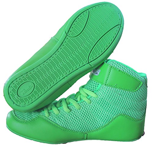 Rasslin� Neo 2.0 Youth Wrestling Shoes (Neon Green, 6