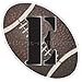 Wall Letters Custom Children's Decal Stickers Nursery Baby's Room Peel Stick Name Boy's Bedroom Decor Alphabet Initial Vinyl Kids Decorations Playroom Home Ball Sport Locker Girls (Letter E Football)