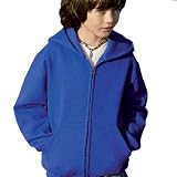 Fruit of the Loom Childrens Zip-Through Hooded Sweatshirt