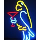 Neon Lamp Margarita Parrot