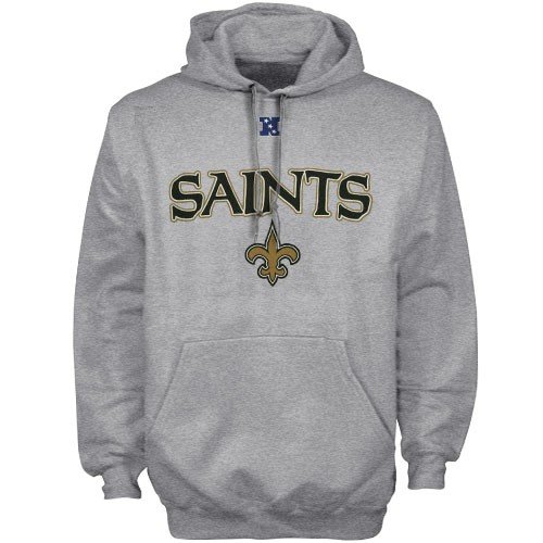New Orleans Saints Ash Critical Victory III Hoody Sweatshirt