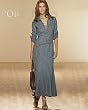 Newport News Denim Surplice Dress by Jeanology