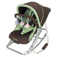 Maclaren 2-in-1 Baby Rocker and Chair, Coffee Brown and Marsh Green