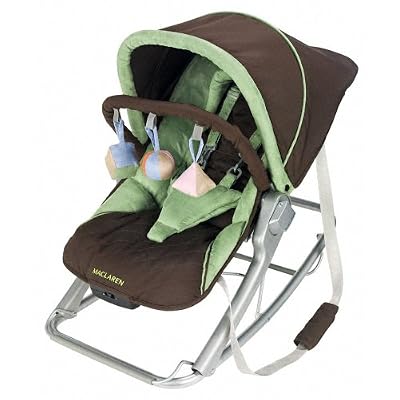 Maclaren 2-in-1 Baby Rocker and Chair, Coffee Brown and Marsh Green