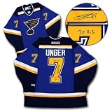 Garry Unger St Louis Blues Autographed/Hand Signed Hockey Jersey
