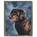Labrador Retriever (Chocolate) Tapestry Afghan