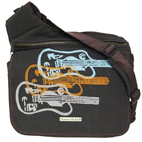Diaper Dude Faux Suede Guitar Bag (Brown)