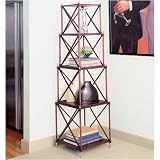 Mahogany Campaign Etagere