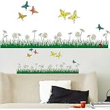 (9x13) Butterflies Meadow 18 Wall Stickers