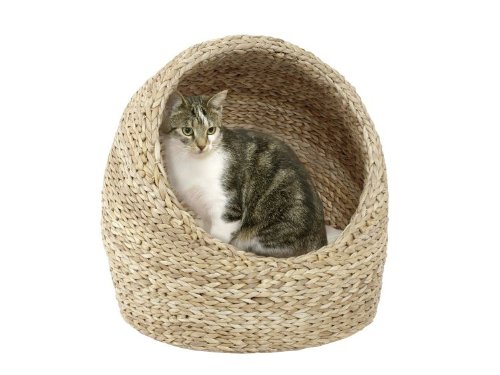Karlie 34901 Katzenhaus Banana Leaf - 49 x 49 x 52 cm, beige Preisvergleich