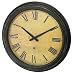 Distressed Case Resin Wall Clock