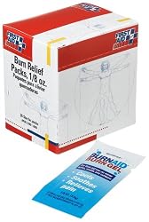 First Aid Only Burn Relief Pack, 3.5 Gram, 25-Count Boxes (Pack of 2)