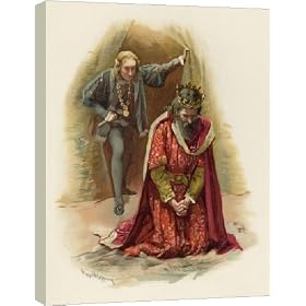 16 Inch Box Canvas (40cm) HAMLET AND CLAUDIUS by Mary Evans