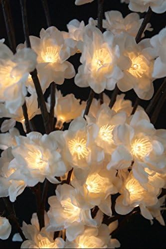 Light Garden - Illuminated Plum Nouveau 3 Branches in Set (White)