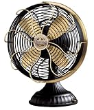 Casablanca Fans 1928D Zephair Desk Fan - Matte Black Desk Fan 10 Blade Span