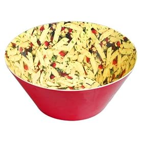 Pasta Print Melamine Bowl