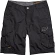 Fox Racing Slambozo Solid Cargo Youth Boys Short Casual Wear Pants w/ Free B&F Heart Sticker Bundle - Black