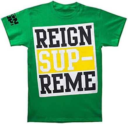 Reign Supreme Men's Logo Green T-shirt Large Green