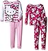 Hello Kitty Girls' Hello Kitty 4-Piece Cotton Pajama Set