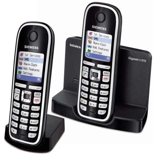 Siemens - T�l�phone sans fil DECT Gigaset C470 Duo
