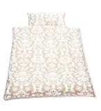 Pinolino 630577-6 - Bett- und Kopfkissenbezug f&uuml;r Kinderbetten, 'Marie Antoinette' natur