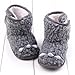 Elevin(TM)Toddler Infant Boy Girl Snow Warm Boots Soft Sole Prewalker Crib Shoes (12~18 Month)