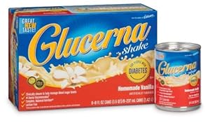 Glucerna Nutritional Shake, Homemade Vanilla, 24- 8 Fluid Ounce Cans