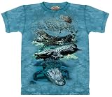 The Mountain Gators Alligators Underwater Everglades Tee T-shirt