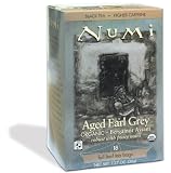 Numi Organic Tea Aged Earl Grey, Full Leaf Black Tea in Teabags, 18-Count Box (Pack of 6) [Amazon Frustration-Free Packaging]