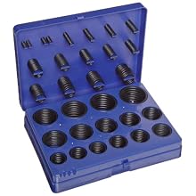 Buna-N O-Ring Kit, 70A Durometer, 382 Pieces, 30 Sizes