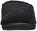 Isotoner Men's Signature  Microterry Hoodback Slipper, Black, Large