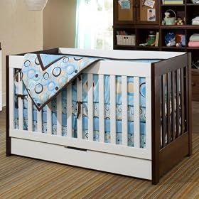 Babyletto Mercer 3 in 1 Convertible Crib with Toddler Rail