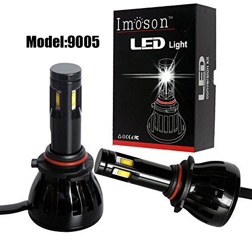 IMOSONTEC 9005(HB3) G6 LED Headlights For Cars Super Bright Headlight Bulbs Conversion Kit Headlamps with 96W/9600LM white/6000K- 2 Yr Warranty