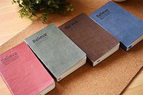 Leather composition notebook, newbee® classic antique …